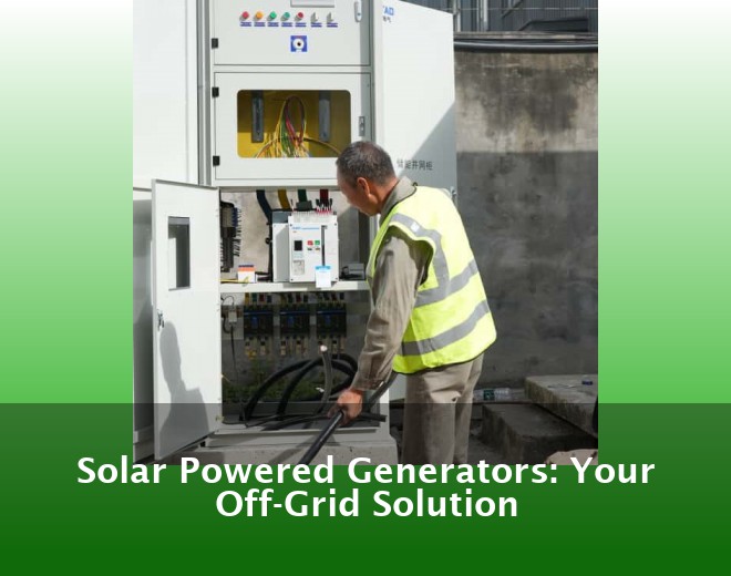 Solar Powered Generators: Your Off-Grid Solution